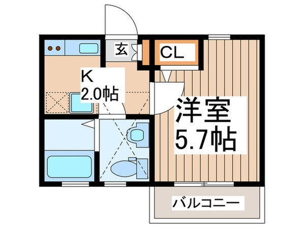 GH中山Ⅲアパートメントの物件間取画像